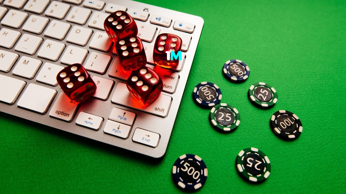 1M casino presented on mobile device in Pakistan with slots and live games